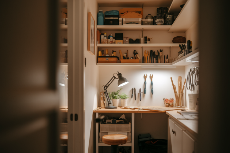 Aménager un atelier fonctionnel dans un petit espace