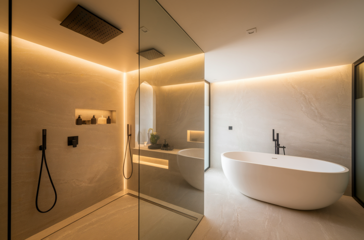 Baignoire ou douche italienne : impact sur la valeur immobilière