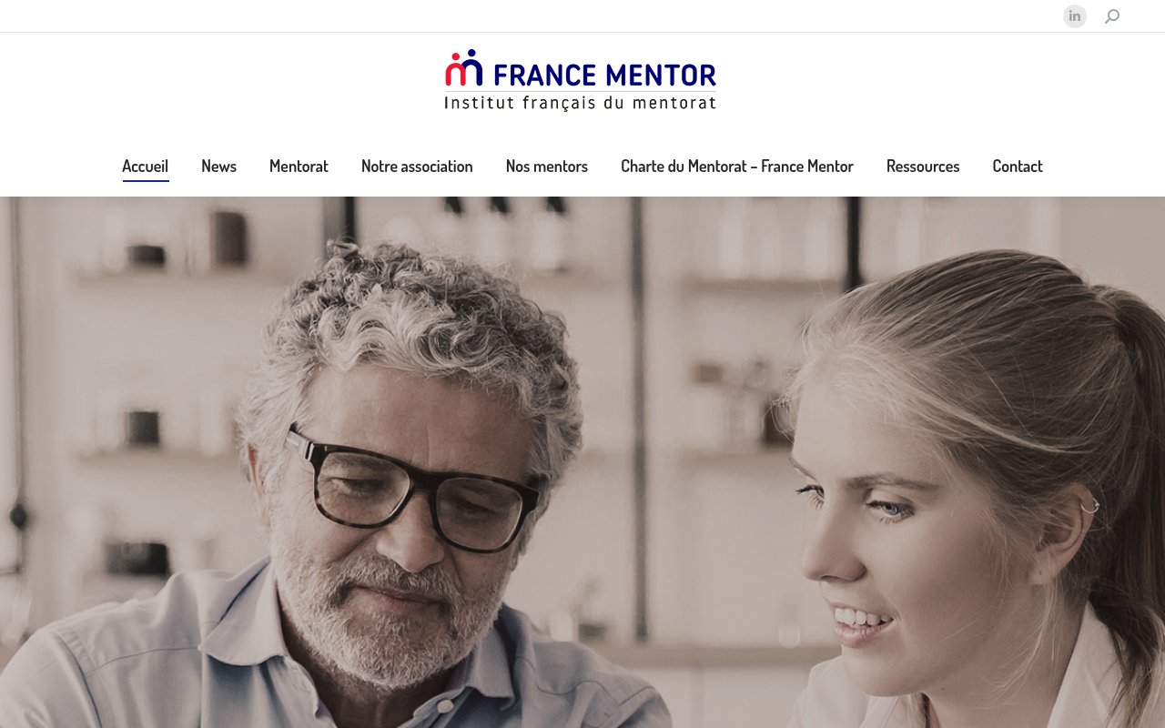 Apercu du site France Mentor